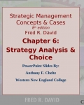 Strategy Analysis And Choice