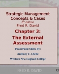 The External Assessment
