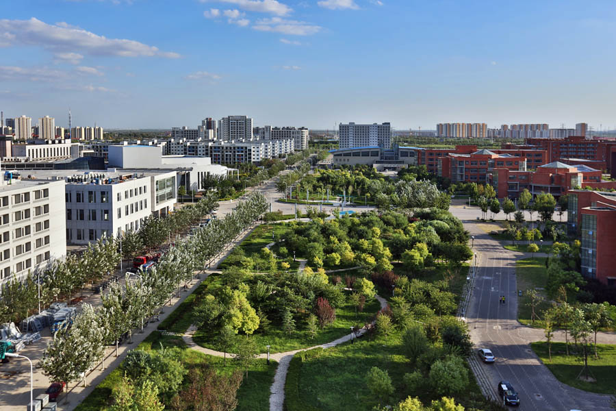 天津理工大学 全景图图片